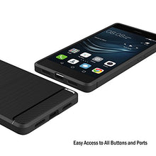 Carica l&#39;immagine nel visualizzatore di Gallery, AICEK Cover Huawei P9 Lite, Nero Custodia Lite Silicone Molle Black - Ilgrandebazar