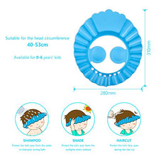 Carica l&#39;immagine nel visualizzatore di Gallery, 3pcs Doccia Cap per Bambino, PAMIYO Sicurezza Cappello da Bathing per...