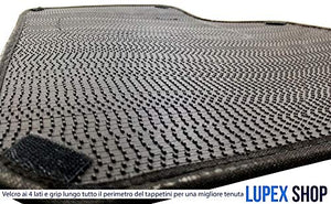 Tappetini auto in moquette con strappo compatibili per Smart 2a Serie W451...