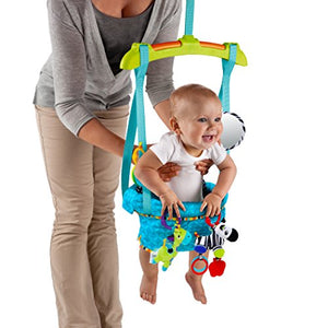 Bright Starts Altalena da Porta Deluxe Bounce ’n Spring™, 6 - 12 mesi, 0 -...
