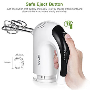 Sbattitore Elettrico per Dolci,SURPEER Fruste Elettriche Cucina,hm Pentole...
