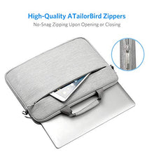 Carica l&#39;immagine nel visualizzatore di Gallery, AtailorBird Borsa Porta PC a Tracolla Compatibile con 15.6 15.6&quot;, Grigio