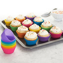 Carica l'immagine nel visualizzatore di Gallery, AmazonBasics - Pirottini da forno riutilizzabili, in Confezione 24 - Ilgrandebazar