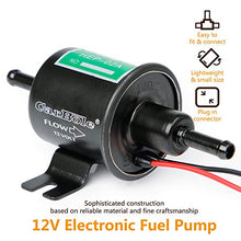 Carica l&#39;immagine nel visualizzatore di Gallery, Pompa esterna pompa benzina elettrica Black 100L/h 4-7PSI For Petrol Diesel