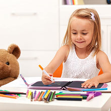 Carica l'immagine nel visualizzatore di Gallery, Tarnel Portatile da Disegno per Bambini, Doodle Giocattoli, Riutilizzabile Libro di Pittura, 12 Penne Colorate Cancellabili,14 Pagine, ABS