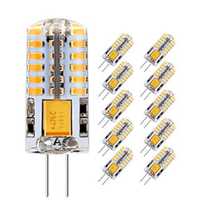 Lampadina LED G4 3.5W, Bianco Caldo 3000K, 10 X 3000k