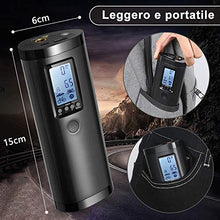Carica l&#39;immagine nel visualizzatore di Gallery, Vastar Compressore Portatile, Aria con LCD Display, Banca di Nero - Ilgrandebazar