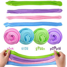 Carica l&#39;immagine nel visualizzatore di Gallery, SWZY Fluffy Slime Kit, 4 in 1 Misto Soffice Floam Limo Giocattolo di Argilla... - Ilgrandebazar