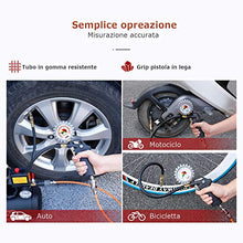 Carica l&#39;immagine nel visualizzatore di Gallery, oasser Manometro Digitale Pressione Gomme Pistola Gonfiaggio Pneumatici... - Ilgrandebazar