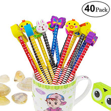 Carica l'immagine nel visualizzatore di Gallery, Set matita del fumetto, Attiant 40 Pcs in legno con gomma matite... - Ilgrandebazar