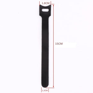 Shentian 100 pezzi Confezione Fascette Ferma cavo in 150*(12-18)mm, Nero - Ilgrandebazar