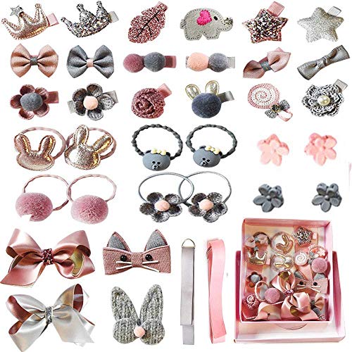 HOOMBOOM Clip per capelli bambina, 36PCS Simpatici fiocchi capelli... - Ilgrandebazar