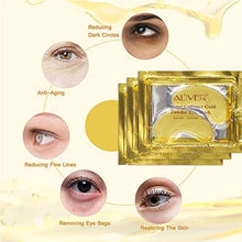 Carica l&#39;immagine nel visualizzatore di Gallery, Maschera Contorno Occhi in Oro 24K, Patch Occhi al Collagene in Gel Naturale, Patch per Sotto Occhi, Maschera Occhi per Occhiaie, Antirughe, Occhi Gonfi, Cura della Pelle, Idratante, Lenitivo -25 Paia