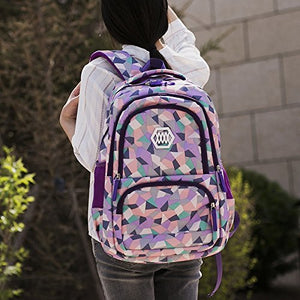 Zaino per ragazze,Zaino le scuole bambini Viola