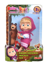 Carica l&#39;immagine nel visualizzatore di Gallery, 109302059 Masha 12 cm. con triciclo originale - Ilgrandebazar