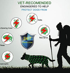Collare Antipulci Cane, per Cani e Zecche Regolabile 1pack