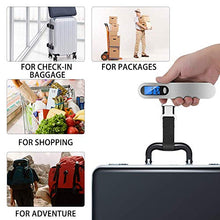 Carica l&#39;immagine nel visualizzatore di Gallery, Newdora Bilancia Digitale Pesa Valigia da Viaggio 50kg/110lb, pesa...
