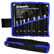 Carica l&#39;immagine nel visualizzatore di Gallery, WERKFIX Set 7 Chiavi a Tubo da 6/7, 8/9, 10/11, 12/13, 14/15, 16/17, 18/19... - Ilgrandebazar