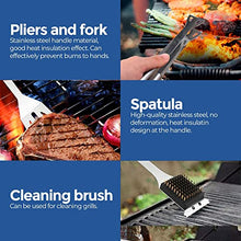 Carica l'immagine nel visualizzatore di Gallery, Edihome, Set Barbecue, Accesori Barbecue, 25 Pezzi, Kit Professionale, BBQ, Acciaio Inossidabile, Regalo Uomo, con Custodia Premium Grill