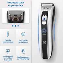 Carica l&#39;immagine nel visualizzatore di Gallery, Tagliacapelli Uomo Professionale Regolabarba Elettrico Lama Regolabile... - Ilgrandebazar