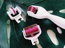Carica l&#39;immagine nel visualizzatore di Gallery, Titanio Micro-ago Dermaroller 0.5mm &amp; 1.0mm &amp; 1.5mm - Derma roller 3 in 3in1 - Ilgrandebazar