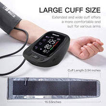 Carica l'immagine nel visualizzatore di Gallery, Misuratore di Pressione da Braccio Sinocare, Sfigmomanometro Elettronico con Bracciale Grande Regolabile 22-42cm, Modalità per due - Apparecchio Automatico per Misurare la Pressione Sanguigna a Casa