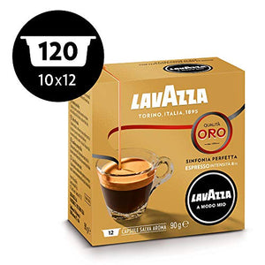 Lavazza Capsule Caffè A Modo Mio Qualità Oro, 10 Confezioni da 12 Capsule... - Ilgrandebazar