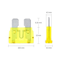 Carica l&#39;immagine nel visualizzatore di Gallery, Rovtop 120pcs+1Clip (2A 3A 5A 7.5A 10A 15A 20A Lamellari Fusibili Colorati - Ilgrandebazar