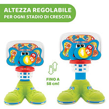 Carica l&#39;immagine nel visualizzatore di Gallery, Chicco Basket League Canestro per Bambini Elettronico, da Camera con Effetti Sonori e Luminosi, Altezza Regolabile, Palla Leggera Inclusa - Giochi Bambini 18 Mesi - 5 Anni