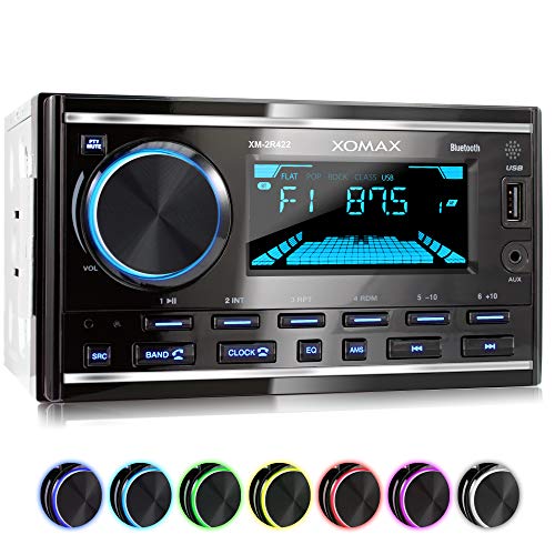 XOMAX XM-2R422 Autoradio con Bluetooth I RDS I AM, FM I USB,