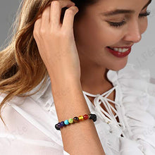 Carica l&#39;immagine nel visualizzatore di Gallery, J.Fée Energia Guarigione Equilibrio Bracciale 8 mm Reiki 2 bracciali Chakra - Ilgrandebazar