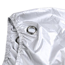 Carica l&#39;immagine nel visualizzatore di Gallery, Telo Coprimoto Impermeabile, Misura 245 x 105 x 125cm, 2 XXL, Nero/Argento - Ilgrandebazar