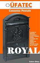 Carica l&#39;immagine nel visualizzatore di Gallery, Cassetta postale per esterno e interno Royal colore 25,5X41X8,3CM, Ghisa - Ilgrandebazar