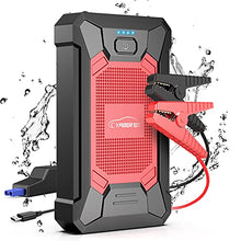 Carica l&#39;immagine nel visualizzatore di Gallery, YABER Avviatore Batteria Auto 1200A 12000mAh Portatile Booster Avviamento Auto per 6,0L Benzina e 5,0L Diesel Motori Avviatore Emergenza per Auto/Moto Impermeabile IP66