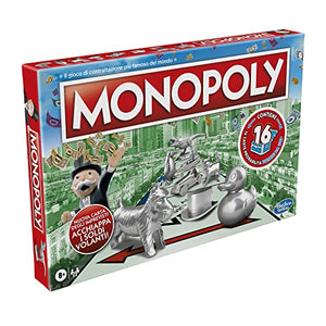 Hasbro Monopoly Classico Gioco Da Tavolo Per Famiglie E Bambini, Dagli 8 Anni In Su, Multicolore