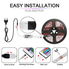 Carica l&#39;immagine nel visualizzatore di Gallery, Striscia LED WIFI Alexa 5M con Telecomando, REETWO Strisce Musicale, 5m