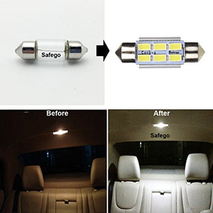 Safego 4x C5W 36mm LED Lampadine Auto Cupola del Festone Luci 6LEDX4