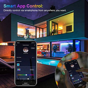 10M WIFI Striscia LED Alexa, TASMOR Smart RGB Impermeabile... - Ilgrandebazar