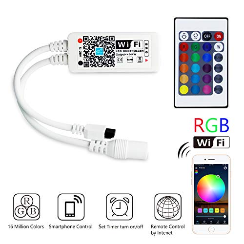 HaoDeng WiFi RGB Controller per strisce luminose a LED - Ilgrandebazar