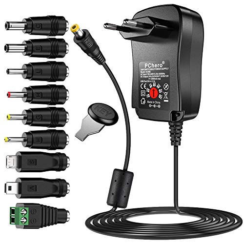 [Versione] PChero 30W Adattatore di Alimentazione AC/DC Universale include...