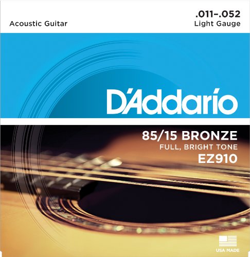 d'Addario EZ910 Set Corde Acustica Ez Great American, Bronzo - Ilgrandebazar