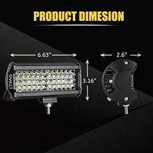 Carica l&#39;immagine nel visualizzatore di Gallery, Faro da Lavoro, LTPAG 7&#39;&#39; 144W 28800lm Faretto - 96 LEDs Flood 7&quot; - Ilgrandebazar