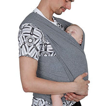 Carica l&#39;immagine nel visualizzatore di Gallery, Lictin Fascia Porta Bambino - Bebè Elastica, Baby Wrap, Grigio - Ilgrandebazar