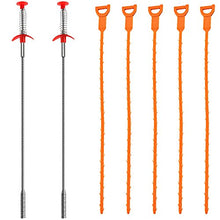 Carica l&#39;immagine nel visualizzatore di Gallery, Senhai 7 Confezione Drain Snake, 20 Pollici di Scarico dei Capelli Clog... - Ilgrandebazar