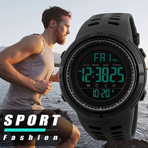 Orologi da polso uomo - 50M impermeabili digitale sportivi da...