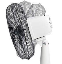 Carica l'immagine nel visualizzatore di Gallery, AmazonBasics - Ventilatore oscillante da tavolo, a 3 velocità, 40 W, Nero
