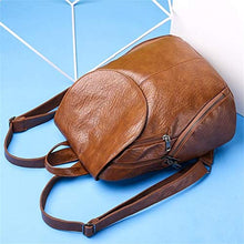 Carica l&#39;immagine nel visualizzatore di Gallery, SPEEDEVE Zaino Pelle Donna Borsa a Zainetto da Viaggio Marrone-226