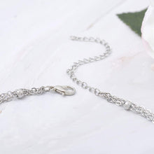 Carica l'immagine nel visualizzatore di Gallery, Collana da donna multistrato con pendente Jovono Bohemia con pendente con collana in pietra di luna e pietre blu per donna