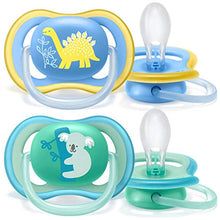 Carica l&#39;immagine nel visualizzatore di Gallery, Philips Avent SCF349/11 2 Succhietti Ultra-Air, 18 Mesi +, Maschio, Verde/Blu - Ilgrandebazar