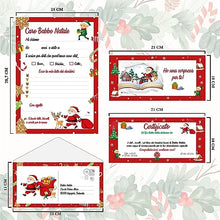 Carica l'immagine nel visualizzatore di Gallery, KOÏLWËS Letterina Babbo Natale - Certificato di Babbo Natale Libro dei Bambini Buoni - Idee Regali Bambini Natale Originali - Kit Babbo Natale - Regali Natale